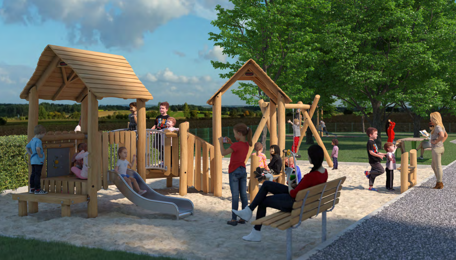 Een referentiebeeld van het ontwerp.